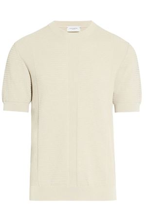 Maglia in cotone beige PAOLO PECORA | A028F3001420